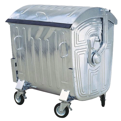 Kovový kontejner na komunální odpad 1100 l